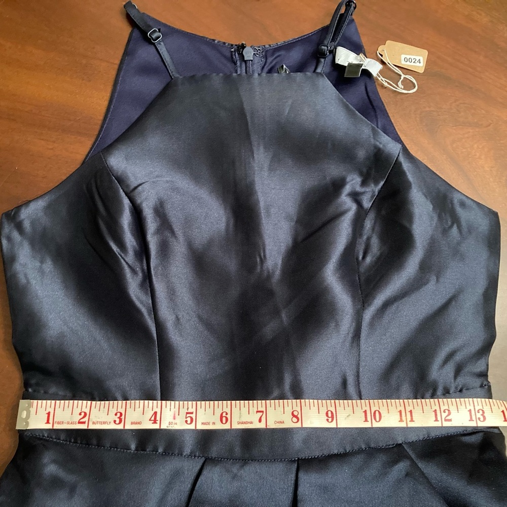 Lulu's Navy High-Low Dress - Picture 8 of 9